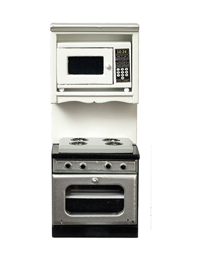 Oven with Microwave, White